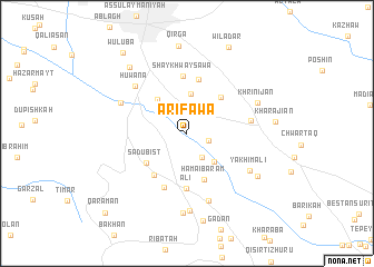 map of Ārifāwa