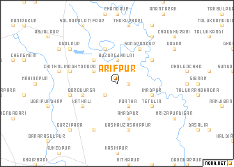 map of Ārifpur