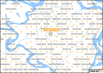 map of Ārigaon