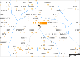 map of Arigbabu