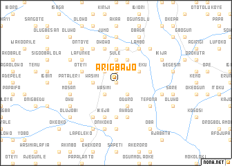 map of Arigbajo