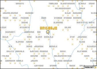 map of Arigbajo