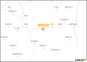 map of Arigidi