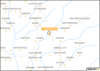 map of Ariguaní