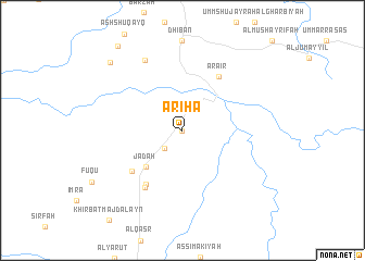 map of Arīḩā