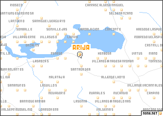 map of Arija