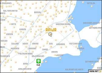 map of Ārīja