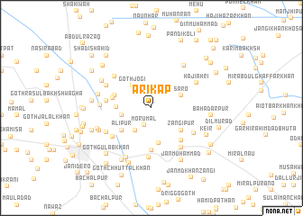 map of Arīkap