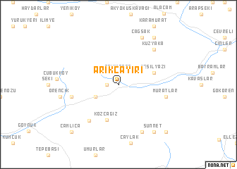 map of Arıkçayırı