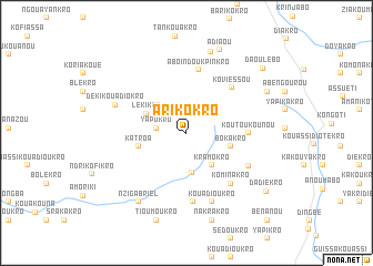 map of Arikokro