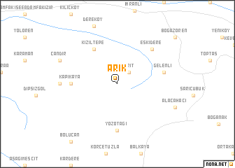 map of Arık
