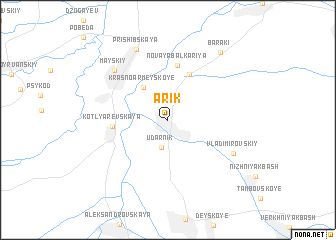 map of Arik