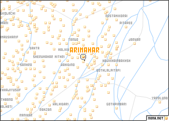 map of Āri Mahar