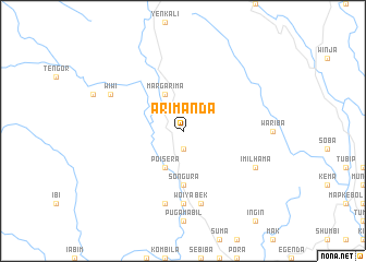 map of Arimanda