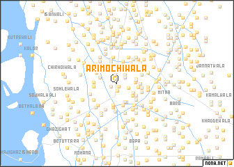 map of Āri Mochīwāla