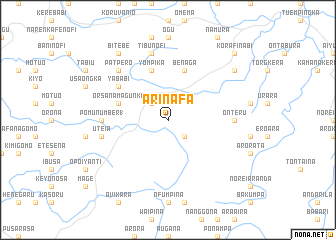 map of Arinafa