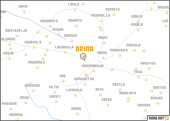 map of Ärina