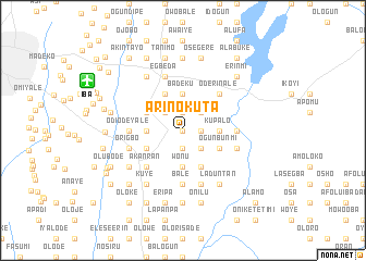 map of Arinokuta