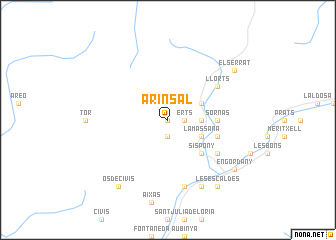 map of Arinsal
