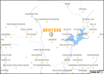 map of Arintero