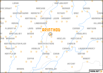 map of Arinthod