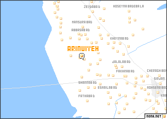 map of Arīnūʼīyeh