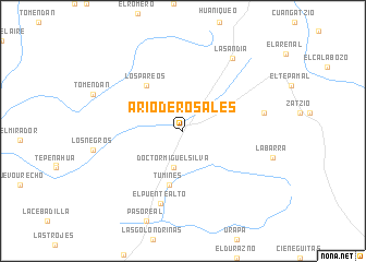 map of Ario de Rosales