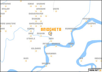 map of Ariogheta