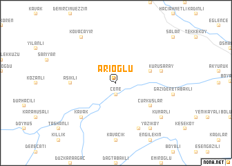 map of Arıoğlu