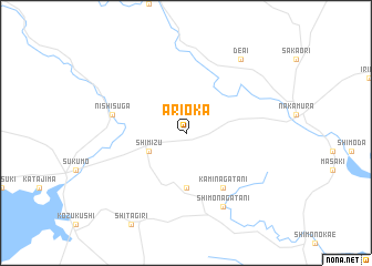 map of Arioka