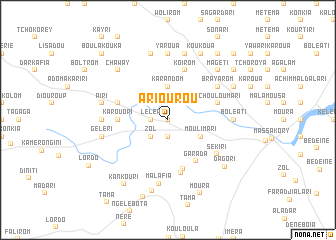 map of Ariourou