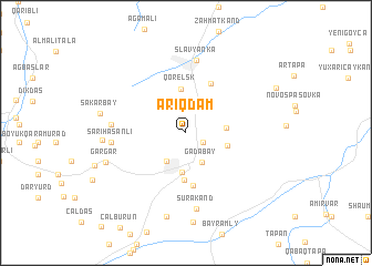 map of Arıqdam