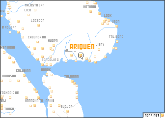 map of Ariquen