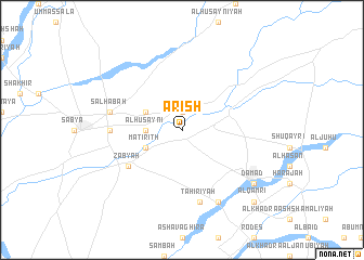 map of ‘Arīsh