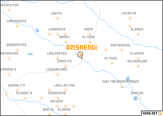 map of Arismendi