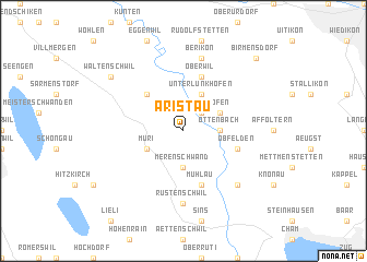 map of Aristau