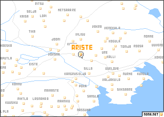 map of Ariste