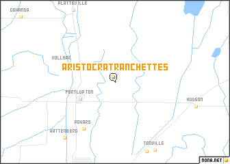 map of Aristocrat Ranchettes