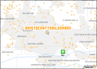 map of Aristocrat Trailer Park