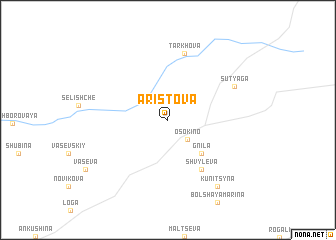 map of Aristova