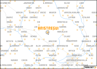 map of Arístregui