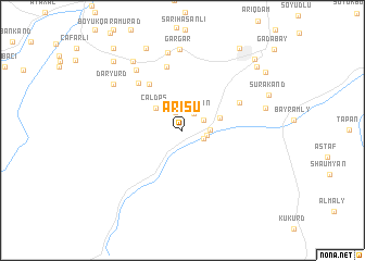 map of Arısu