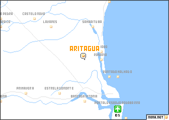 Aritaguá (Brazil) map - nona.net