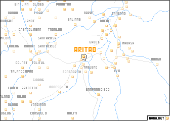 map of Aritao