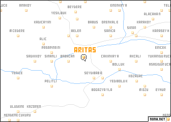 map of Arıtaş