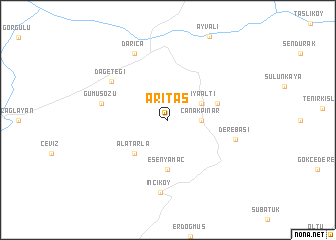 map of Arıtaş