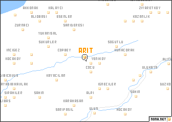 map of Arıt