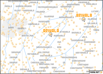 map of Arīwāla