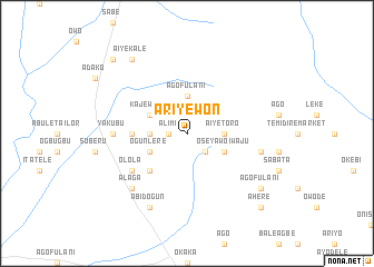 map of Ariyewon