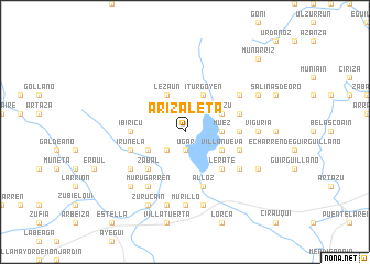 map of Arizaleta